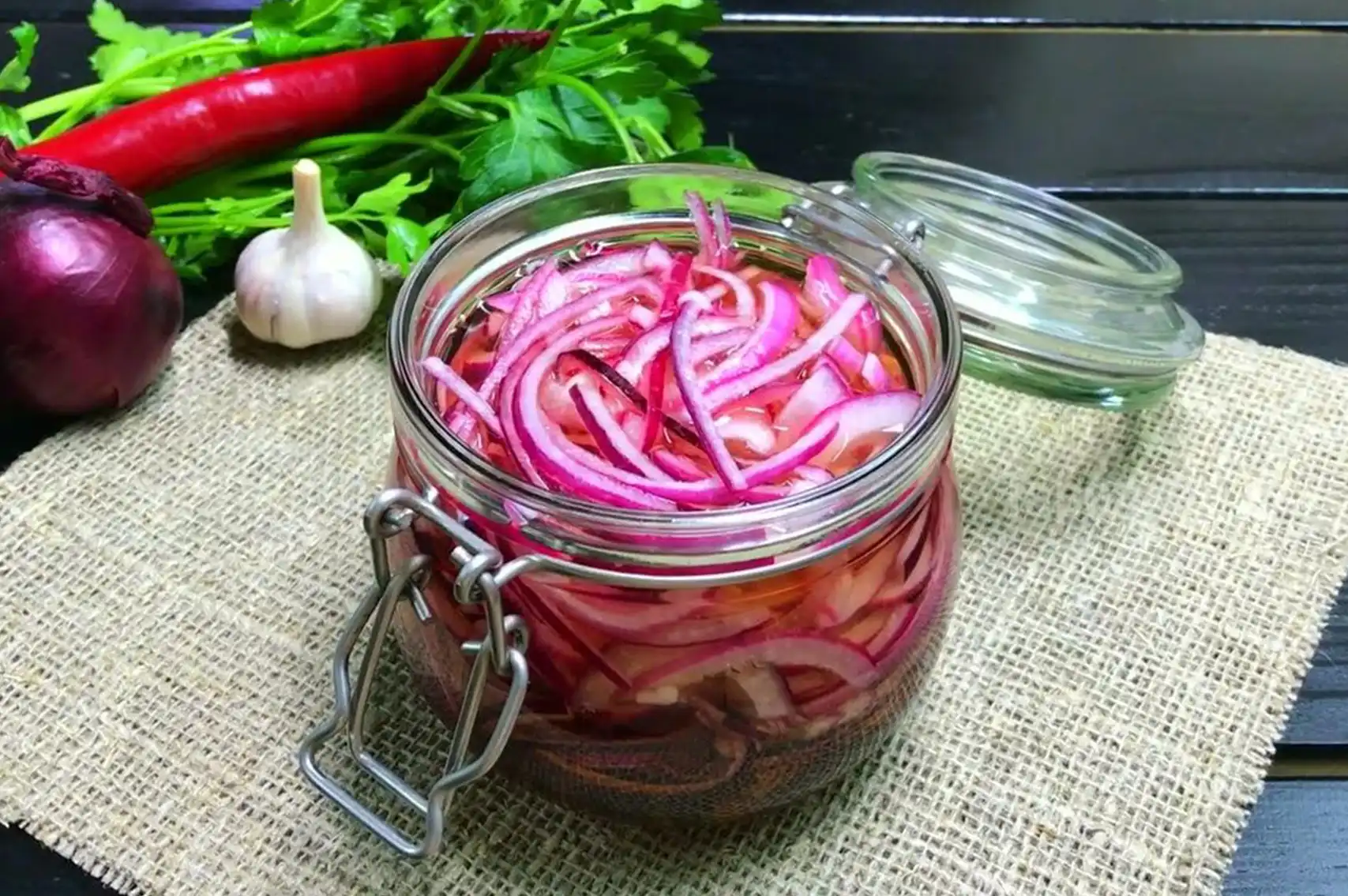 طرز تهیه پیاز ترشی 