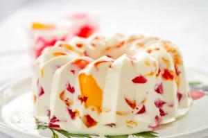دسر با شیر و نشاسته و ژله