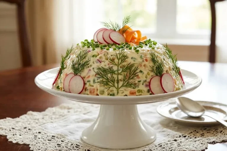 طرز تهیه سالاد روسی